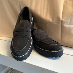 Calvin Klein Olive Suede loafers